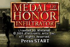 Medal of Honor - Infiltrator Title Screen